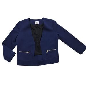 Club Monaco Women's Navy Blue Blazer Jacket Size 2